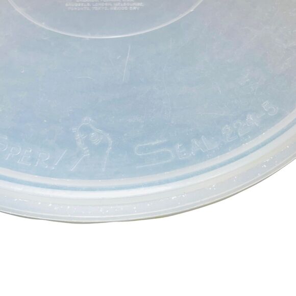 Vintage Tupperware Cupcake Pie Vegetable Keeper Storage w Lid 12” Round 224 242 - Picture 9 of 11